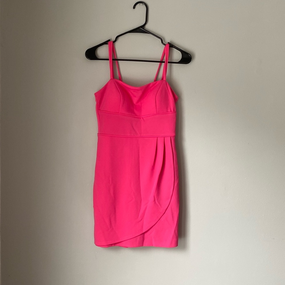 Short Hot Pink Dress